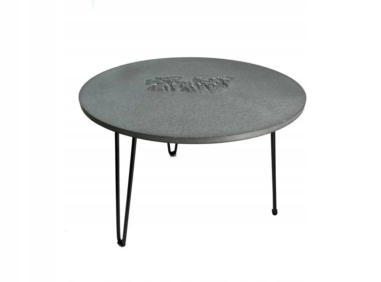 LC-D3-T-0 Luma Concrete Table Dark Grey, Tatry Relief