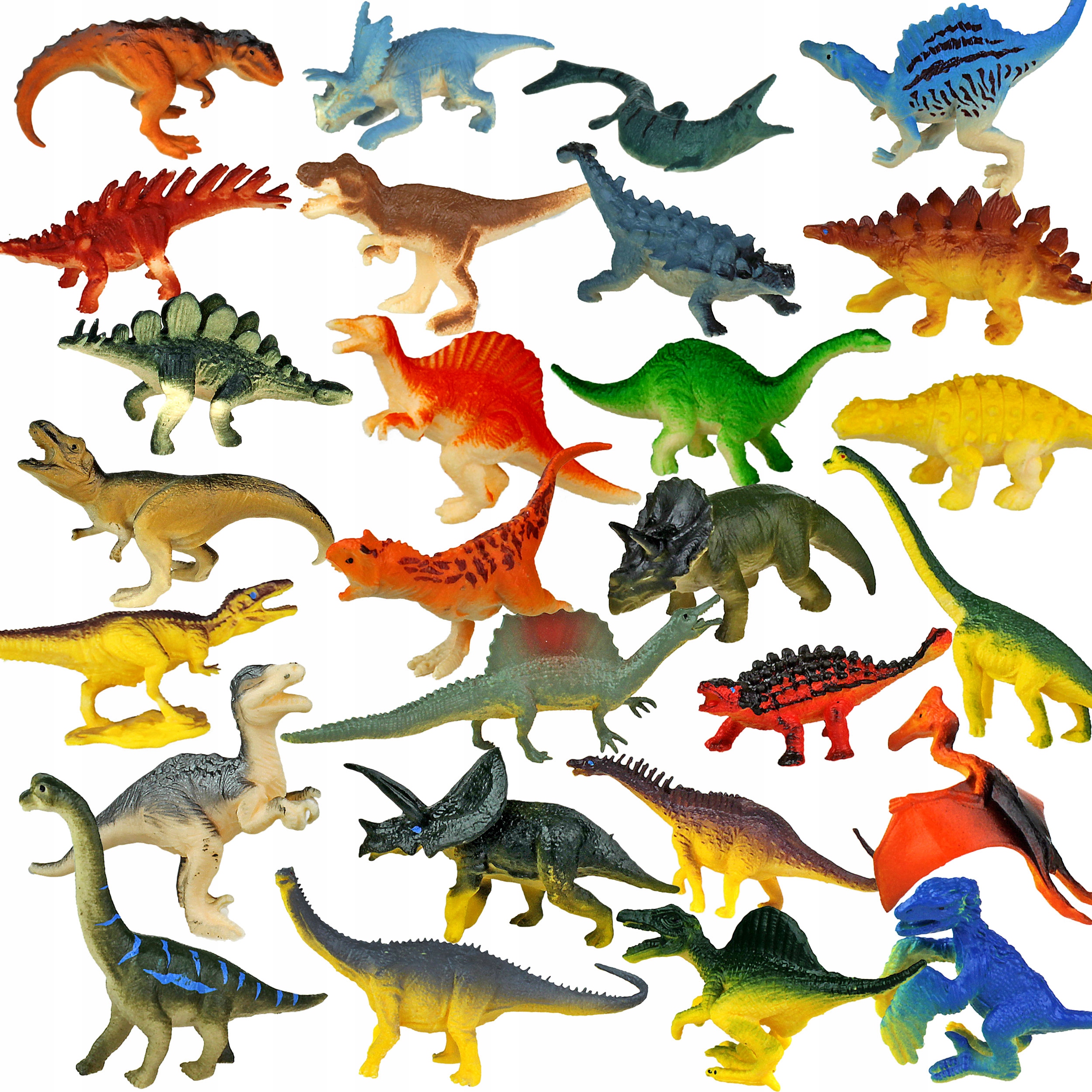 

Dinozaury Zestaw 28 sztuk Figurki Zwierzęta