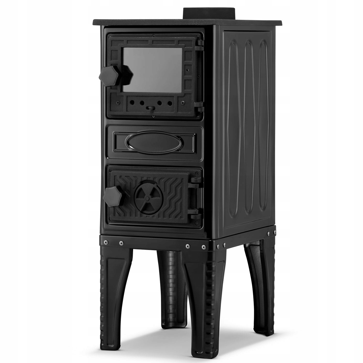 Kamna koza litinový Sigma 304G s ohňostrojem 9 kW Vysoká