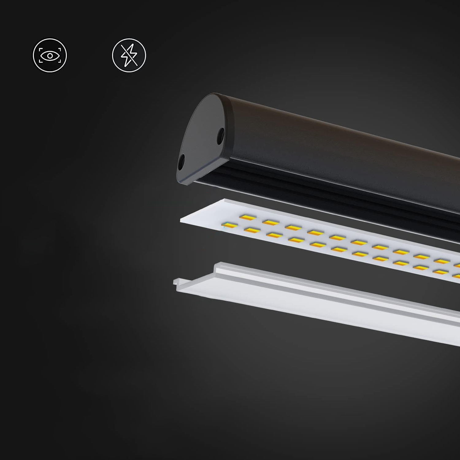 LAMPKA NA MONITOR DO KOMPUTERA NOCNA REGULOWANA LAMPA BIURKOWA Kolekcja LAMPA