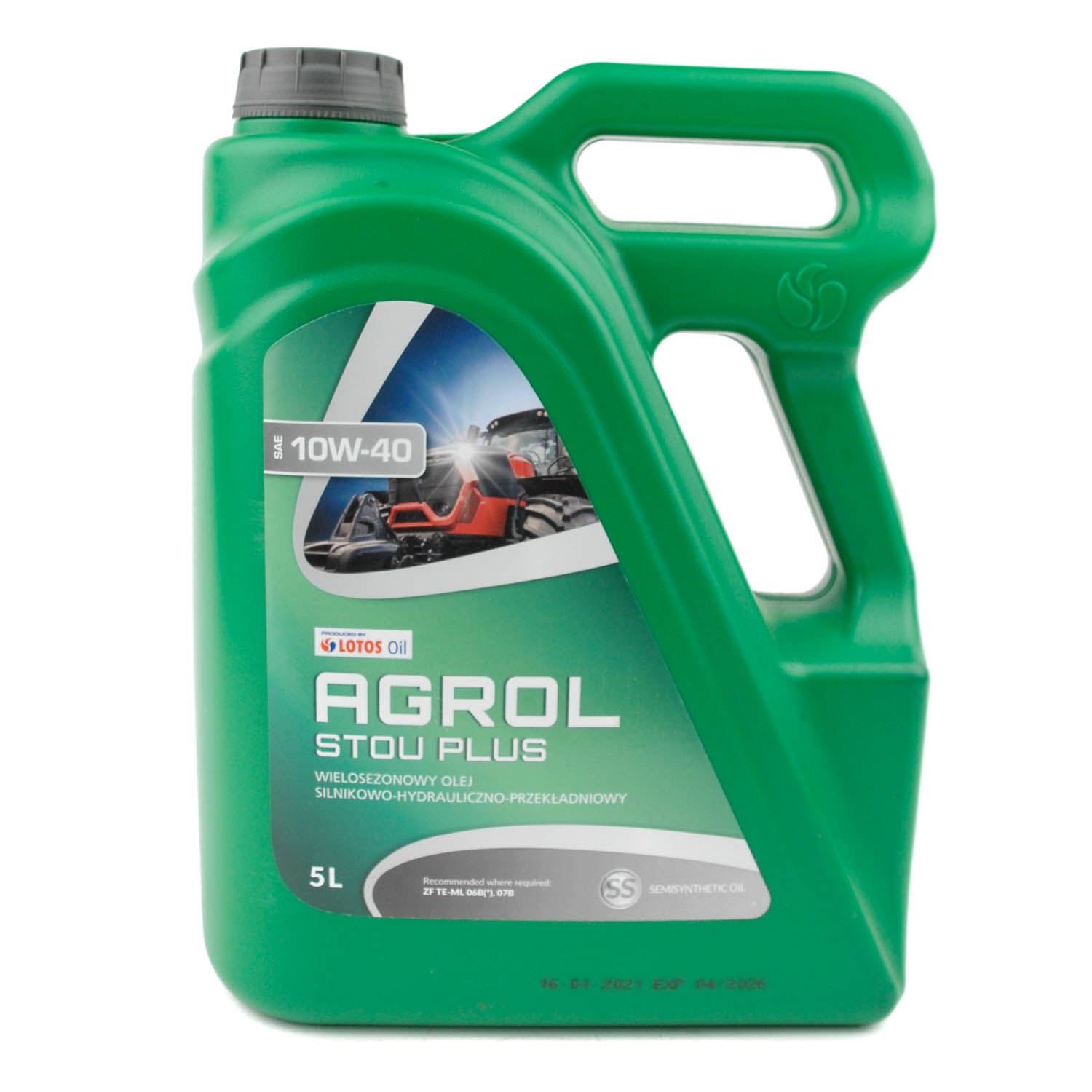 

Olej wielosezonowy Lotos Agrol Stou Plus 10W40 5L
