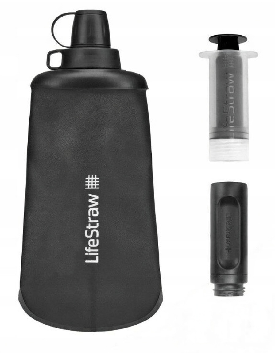 LifeStraw Butelka na wodę z filtrem Peak Squeeze Bottle Dark Gray 0,65L