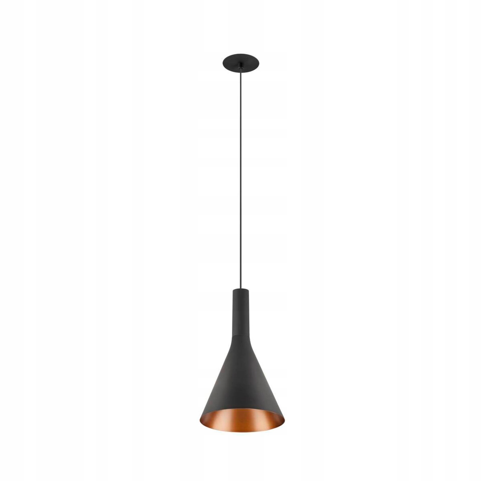 Závesné svietidlo Slv Lalu Set Cone 15 Led čierne 9,5 W 2700/3000K 40°