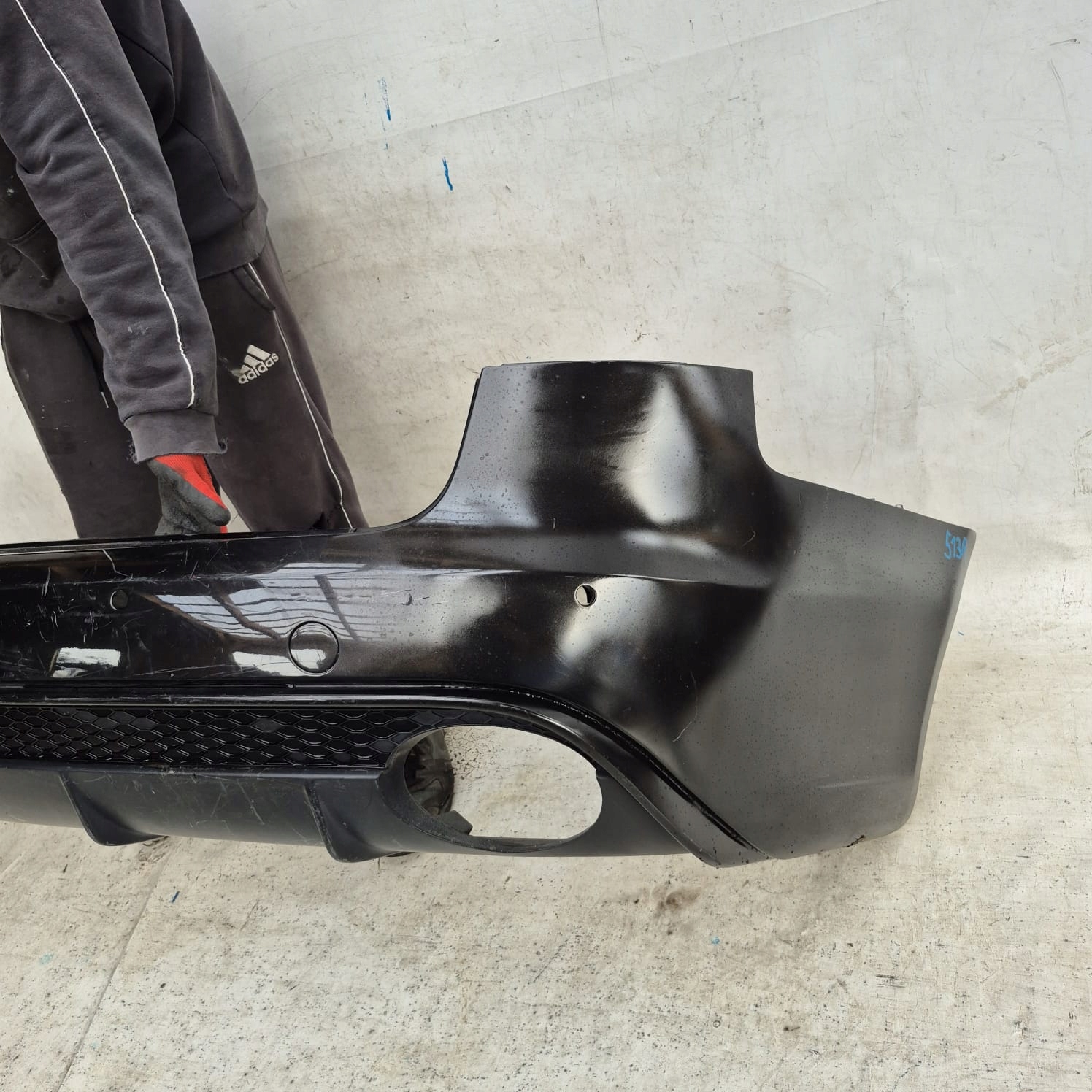AUDI RS4 B8 8K KOMBI 12-15 bumper rear part rear PDC