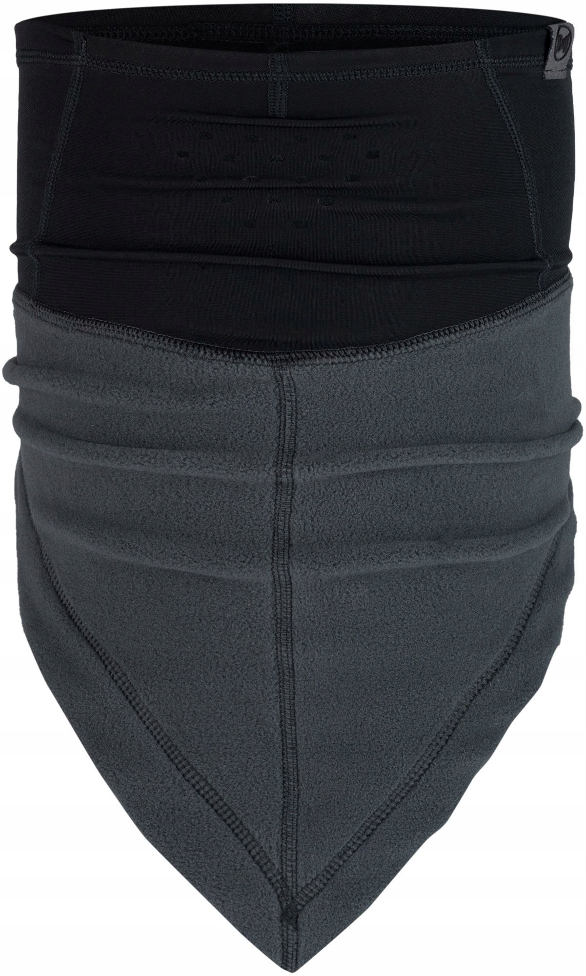 Šátek Nákrčník Buff Mountain Solid Graphite s otvory Primaloft