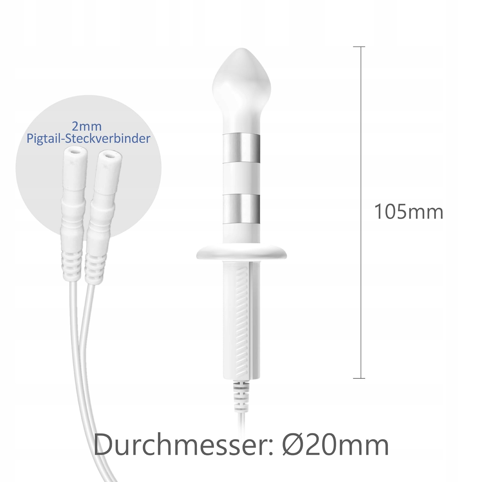 iSTIM PR-13 Sonda Analna Do Ćwiczeń Kegla Wzmacnia Mięśnie Dna Miednicy — miniatura 2