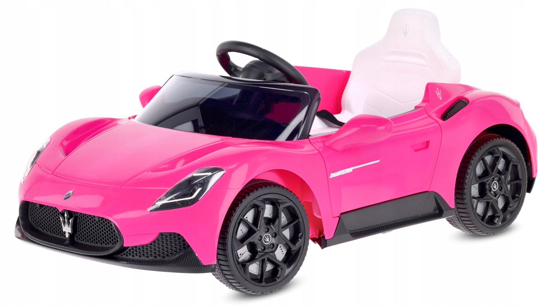 Auto na akumulator Samochód Jeździk Maserati Gt Cabrio Pilot MP3 Led różowy