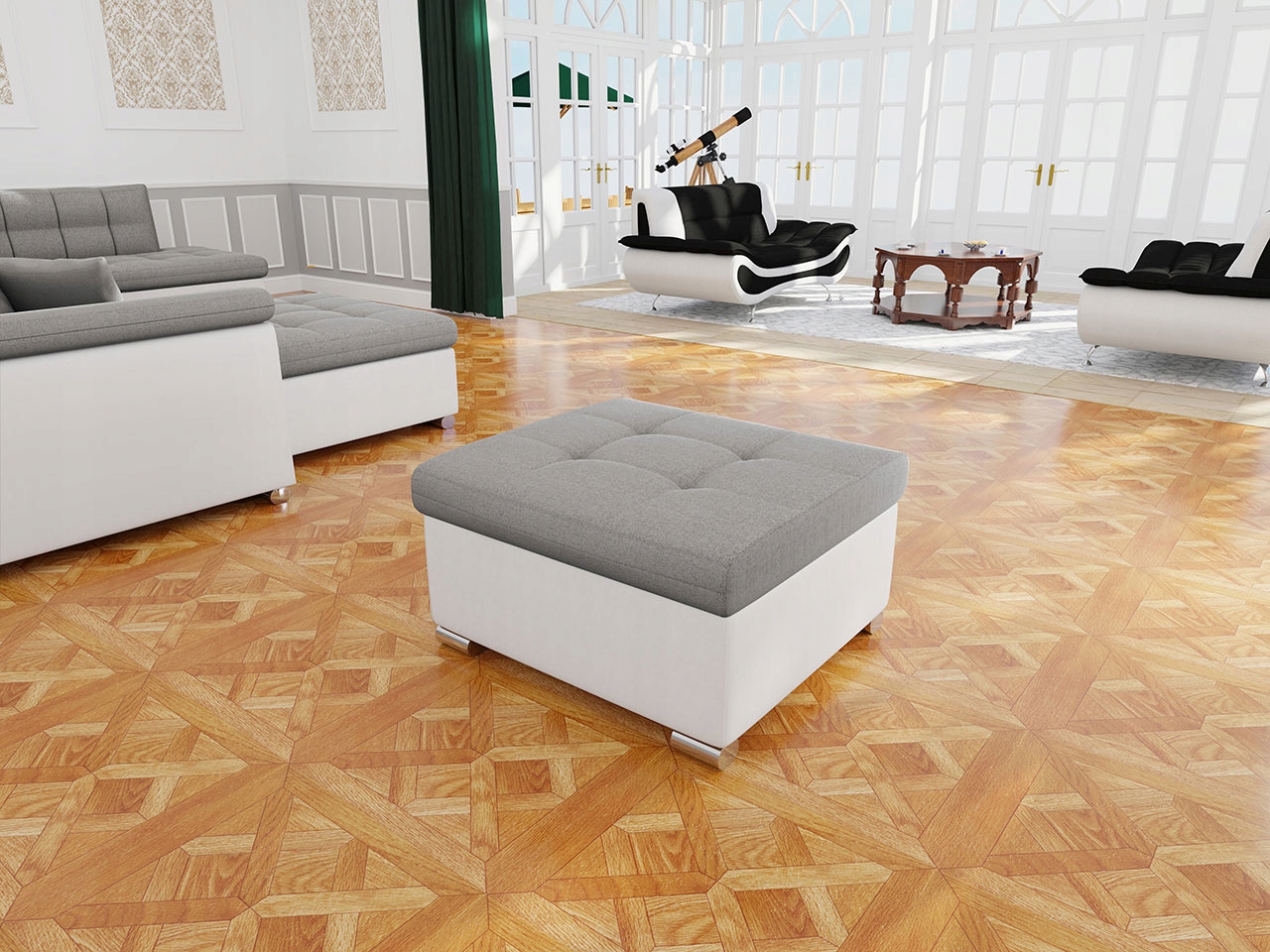 PUFA Niko - mała - TABORET wygodne SIEDZISKO Salon EAN (GTIN) 5902928608298