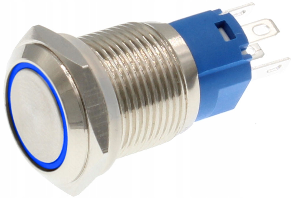 

Przełącznik Reset Ring 3V 5V 6V Niebieski Podświet