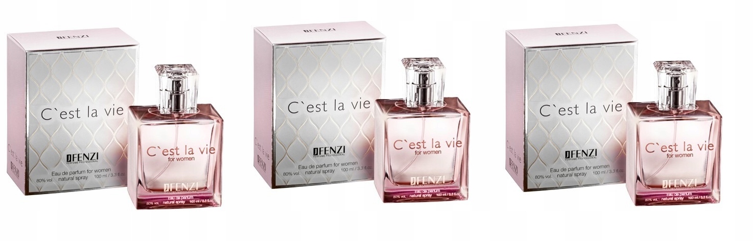 Jfenzi C'est La Vie 3x100ml parfémovaná voda