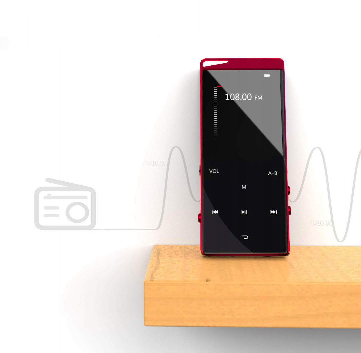 Odtwarzacz MP4 X03 8GB bluetooth głośnik MP3 czarny Obsługa kart pamięci tak