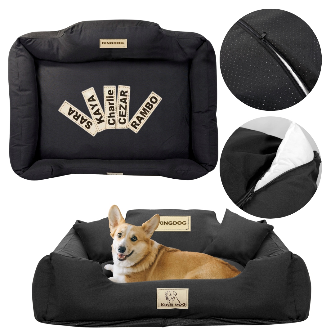 Levně Pelíšek Pro Psa 75x65cm Personalizované Jméno Protiskluz Buldok Mops