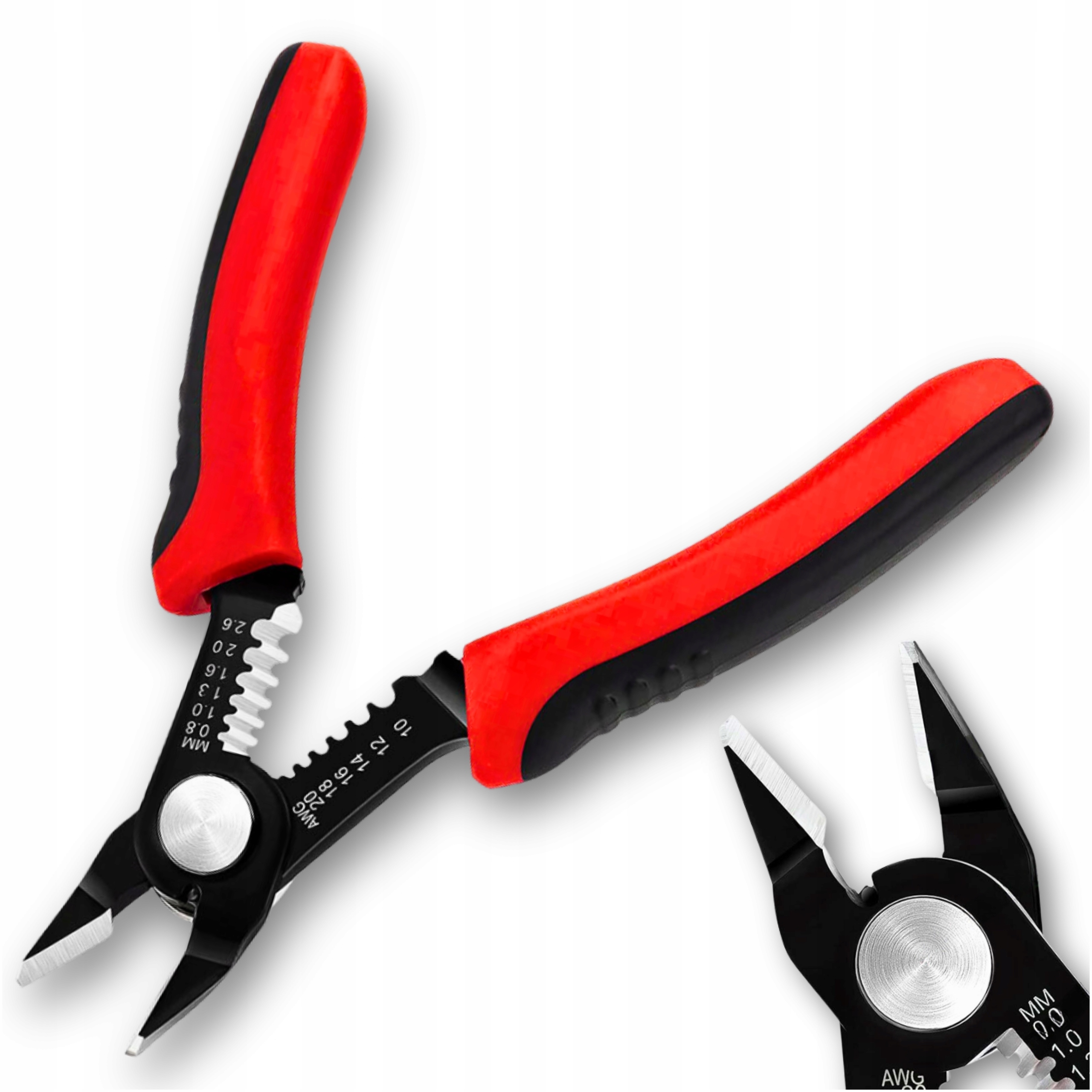 SZCZYPCE BOCZNE PRECYZYJN DO ŚCIĄGANIA IZOLACJI OBCINACZKI DO KABLI STALOWE