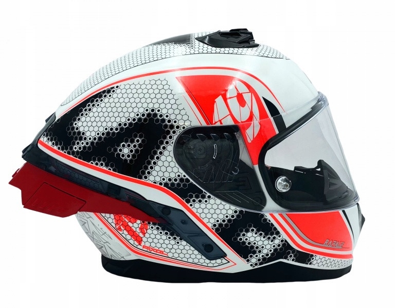 Motocyklová prilba Lazer Rafale Sr Evo Pixel (kol. Biela Čierna Červená) XL