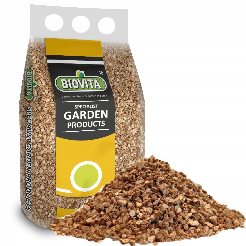 

Wermikulit Ogrodniczy drobny 1-5mm 5L Naturalny