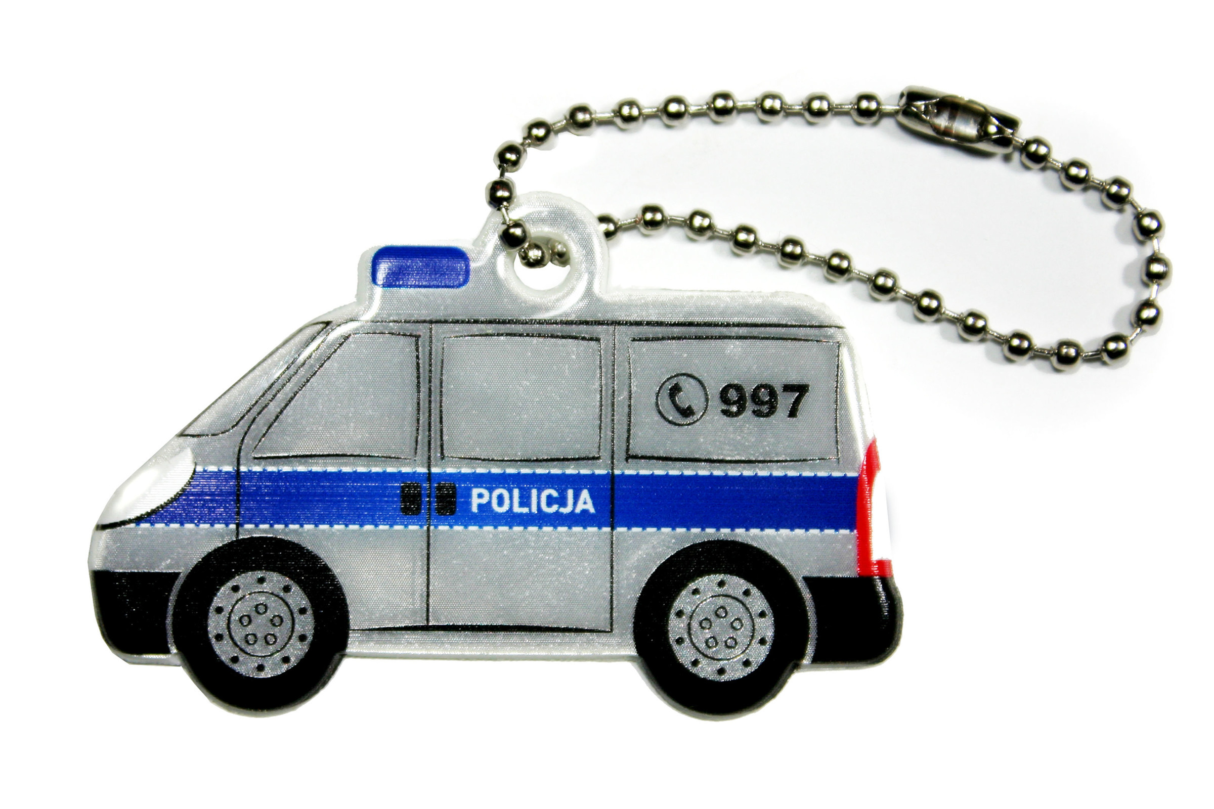 

Zawieszka odblaskowa – radiowóz