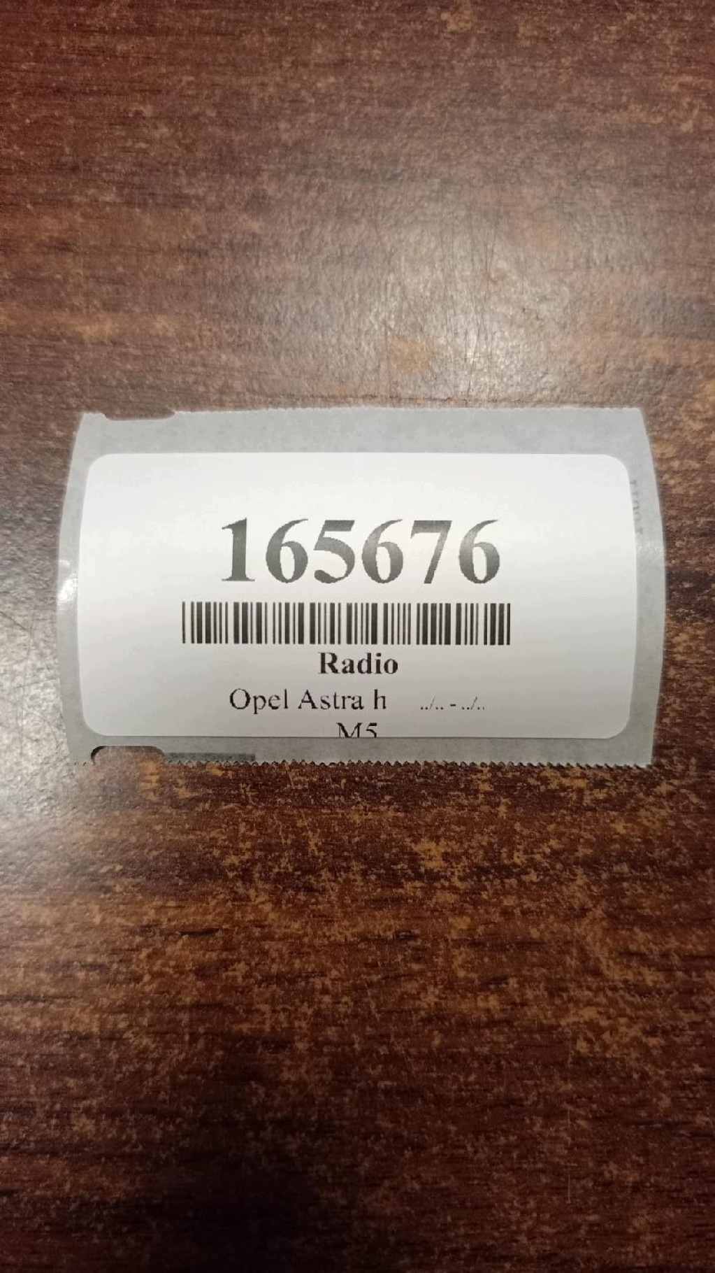 OPEL ASTRA H RADIO 13190856