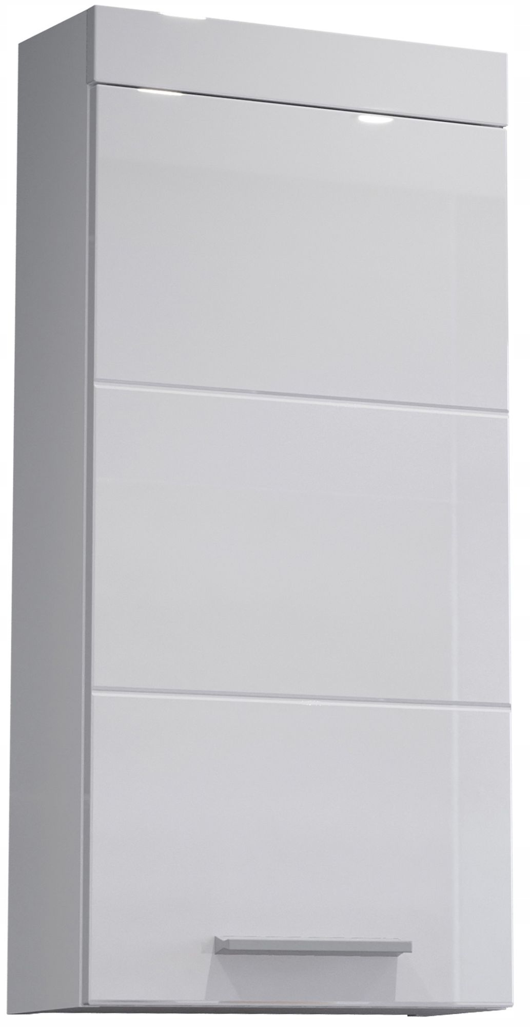 Szafka łazienkowa wisząca biała połysk 35x16x75 Hoton