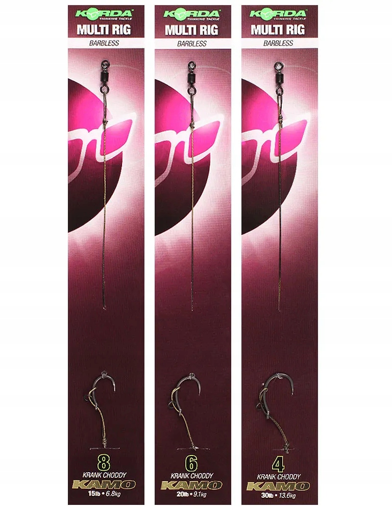 Korda przypon Multi Rig #4 bezzadzioru
