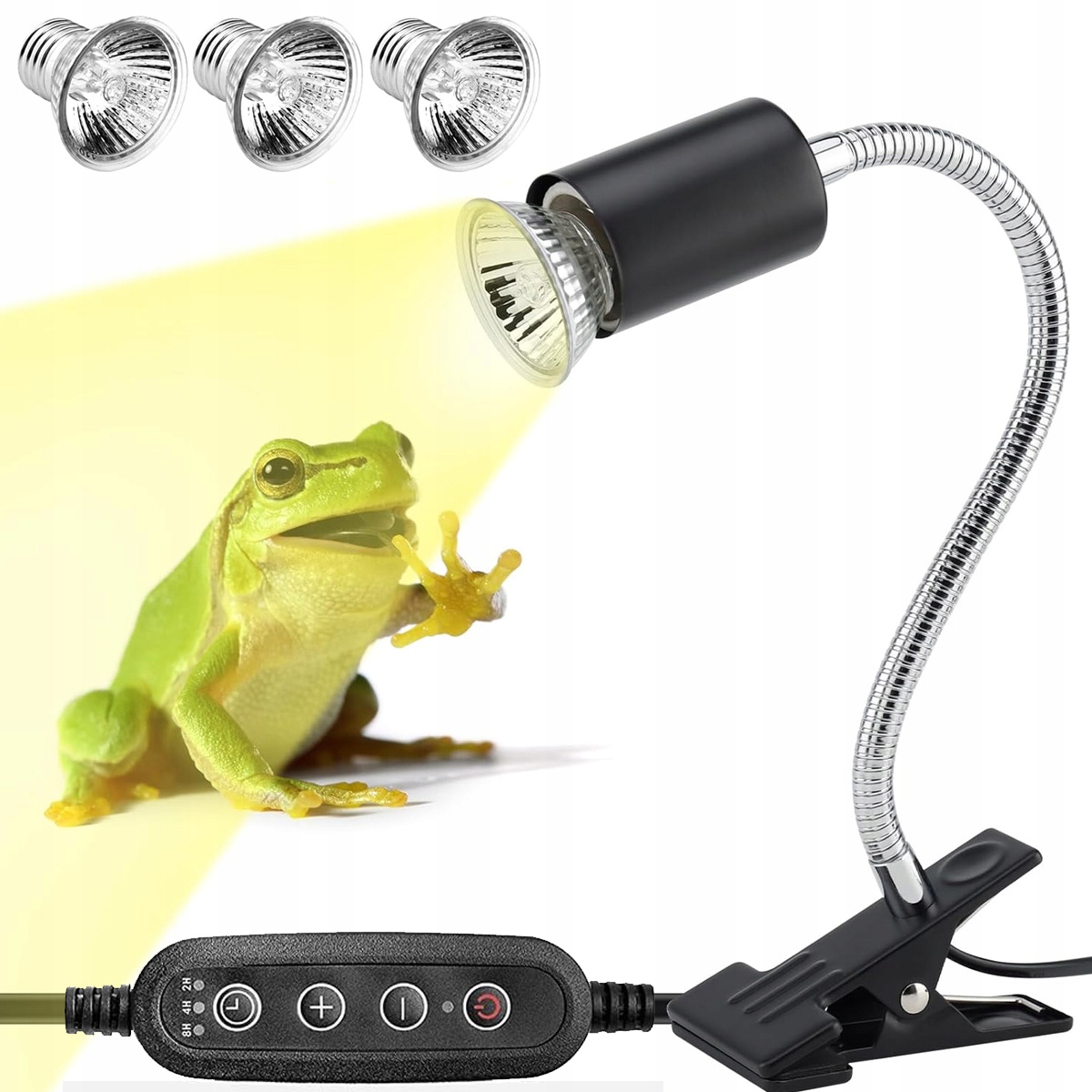 Želva S 3 Žárovkami Uva Uvb, Topná Lampa S Plazy, Pro Želvu, Ještěrku