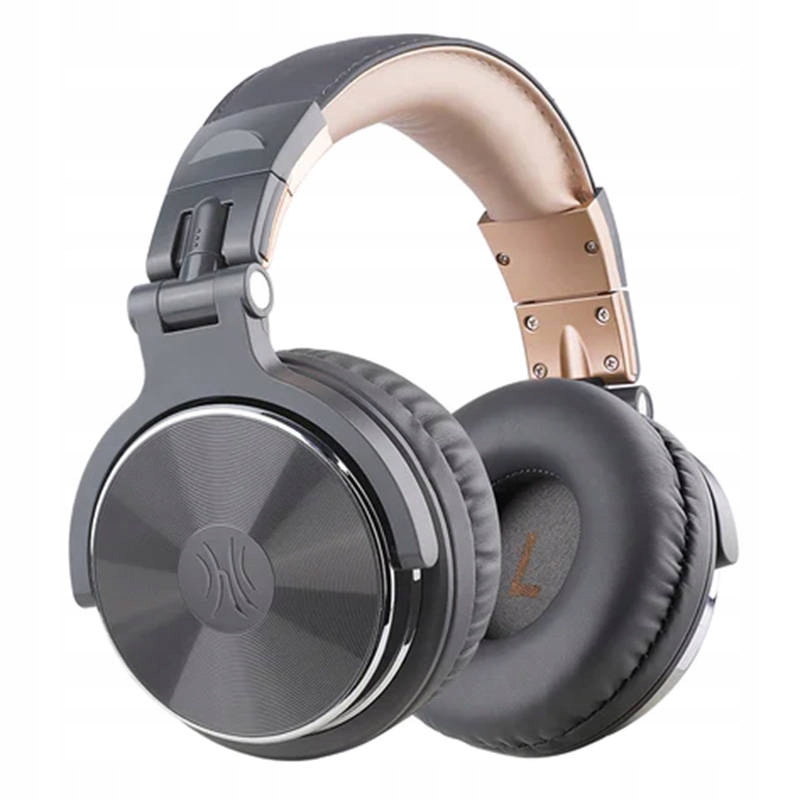 OneOdio Pro10 Drátová sluchátka do uší 50 mm Hi-Res šedá audio, Dj, s