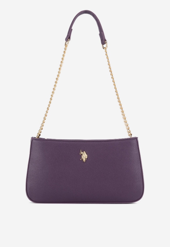 U.s. Polo Assn. kabelka eko kůže fialová