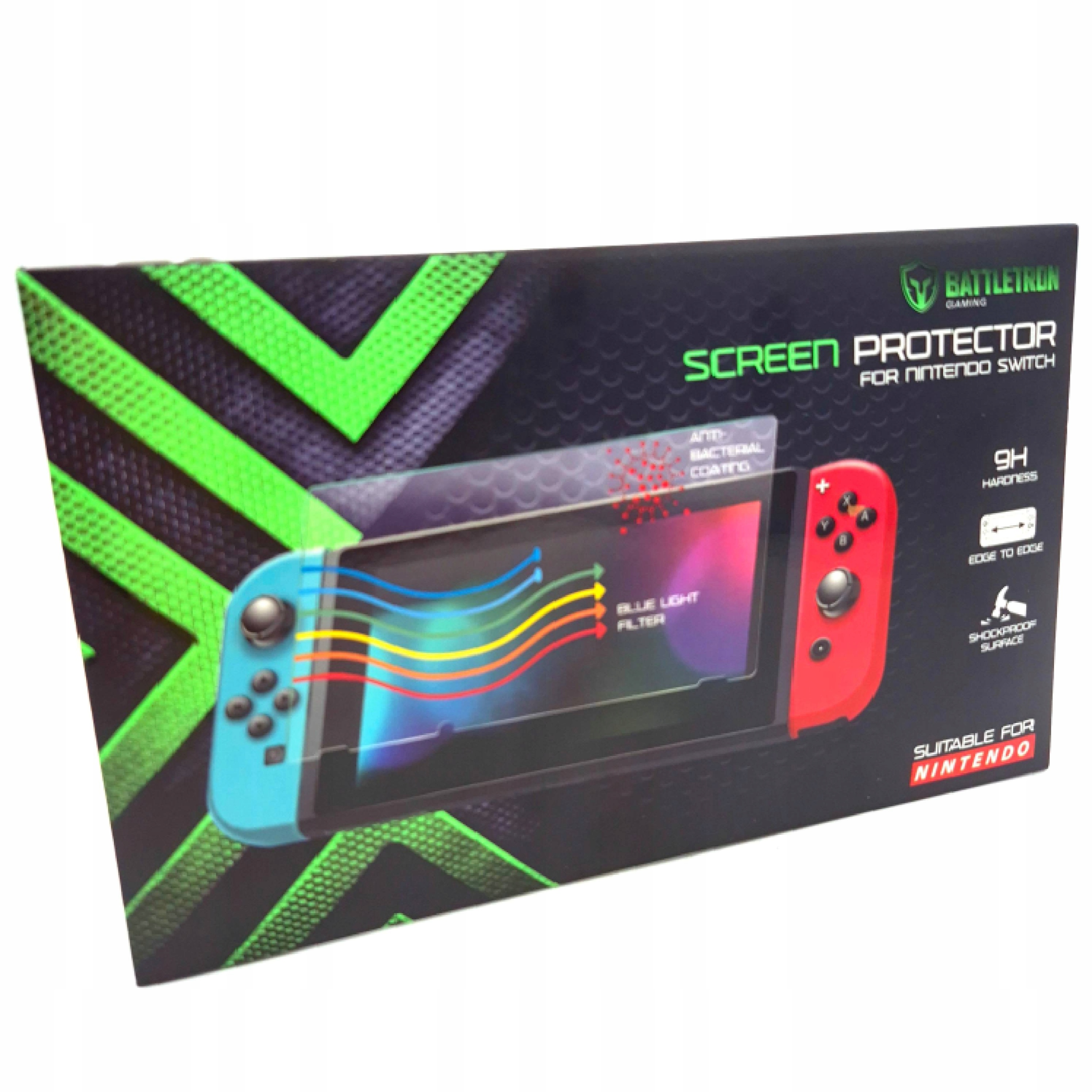 Battletron Gaming Ochronna folia szkło do ekranu Nintendo Switch 0,33mm