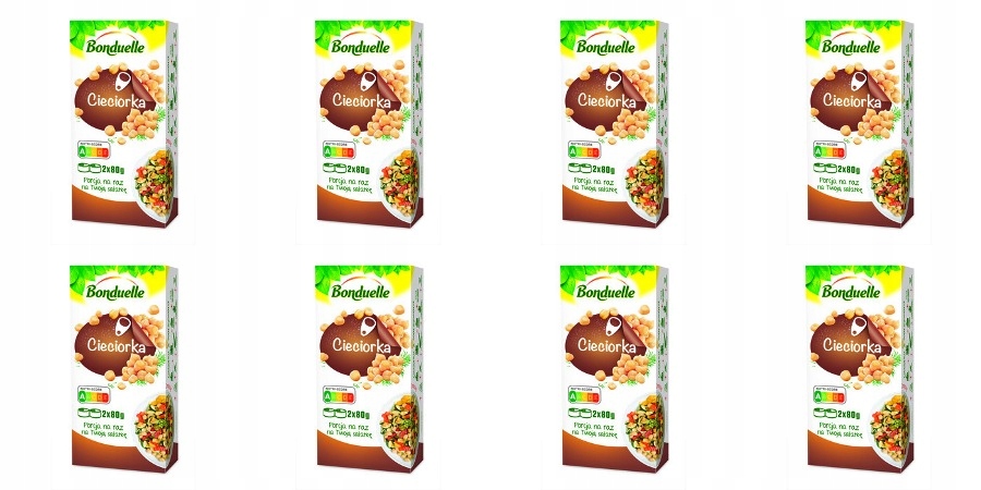 Levně 8 x 160 g Bonduelle Cizrna 2x80 g