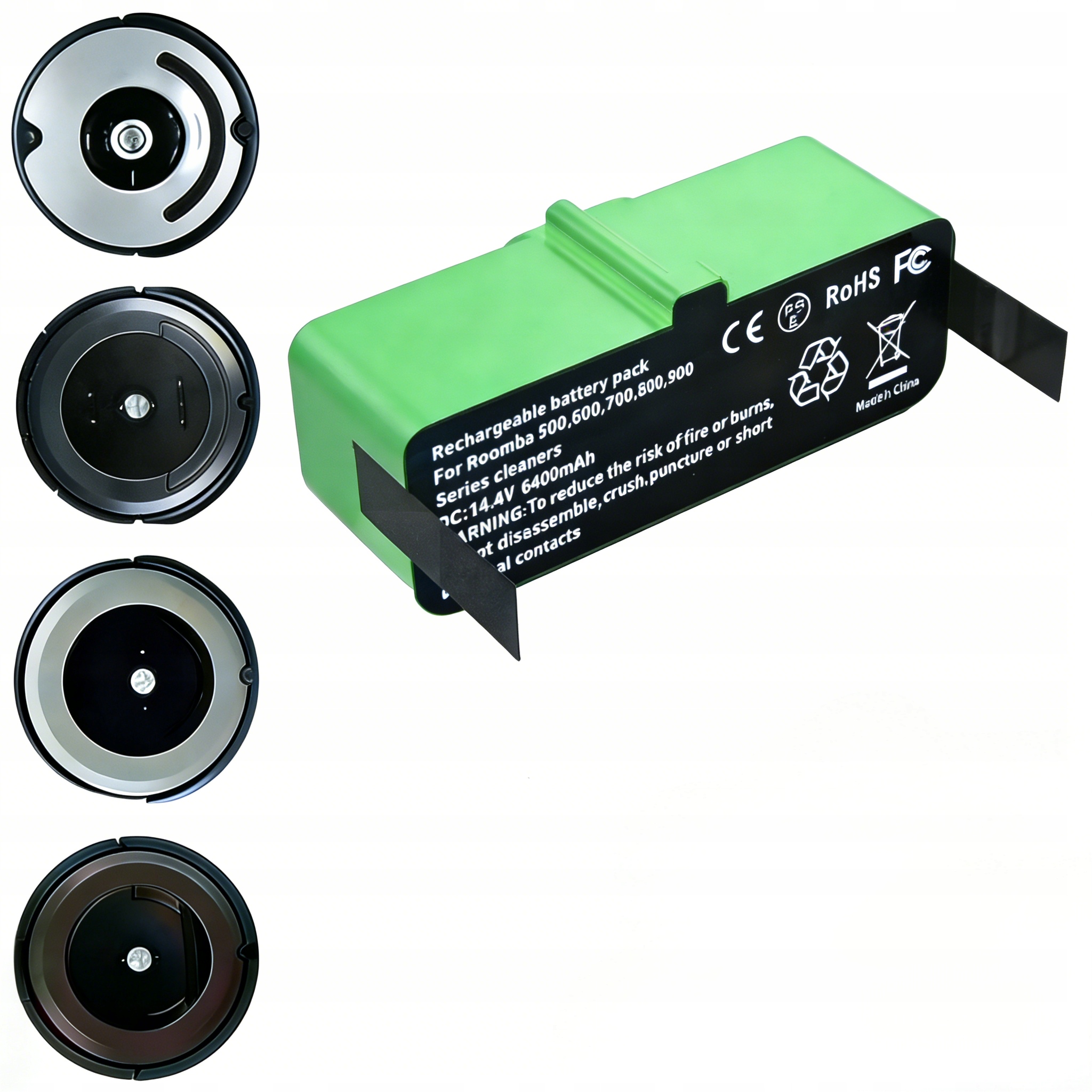 Nowa bateria 6400mAh do Roomba 890 891 895 899 960 965 980 986