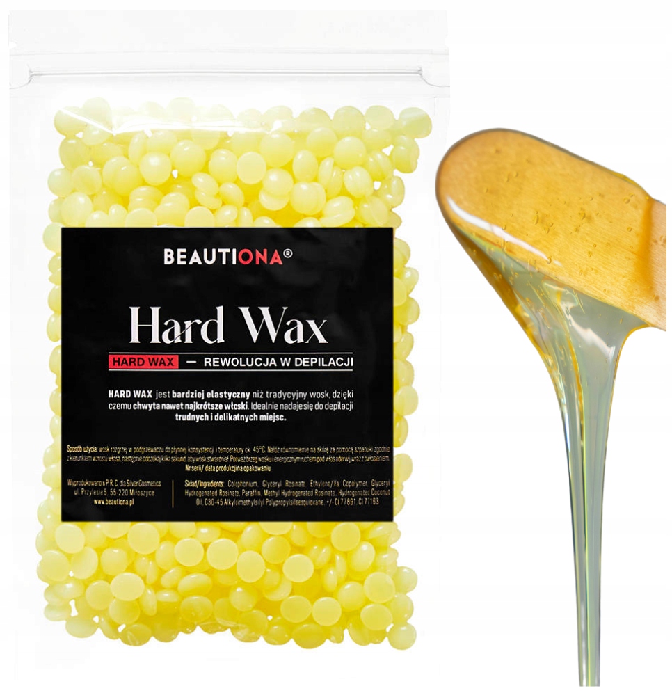 INTAI WOSK do depilacji ŻÓŁTY 100g - HARD WAX