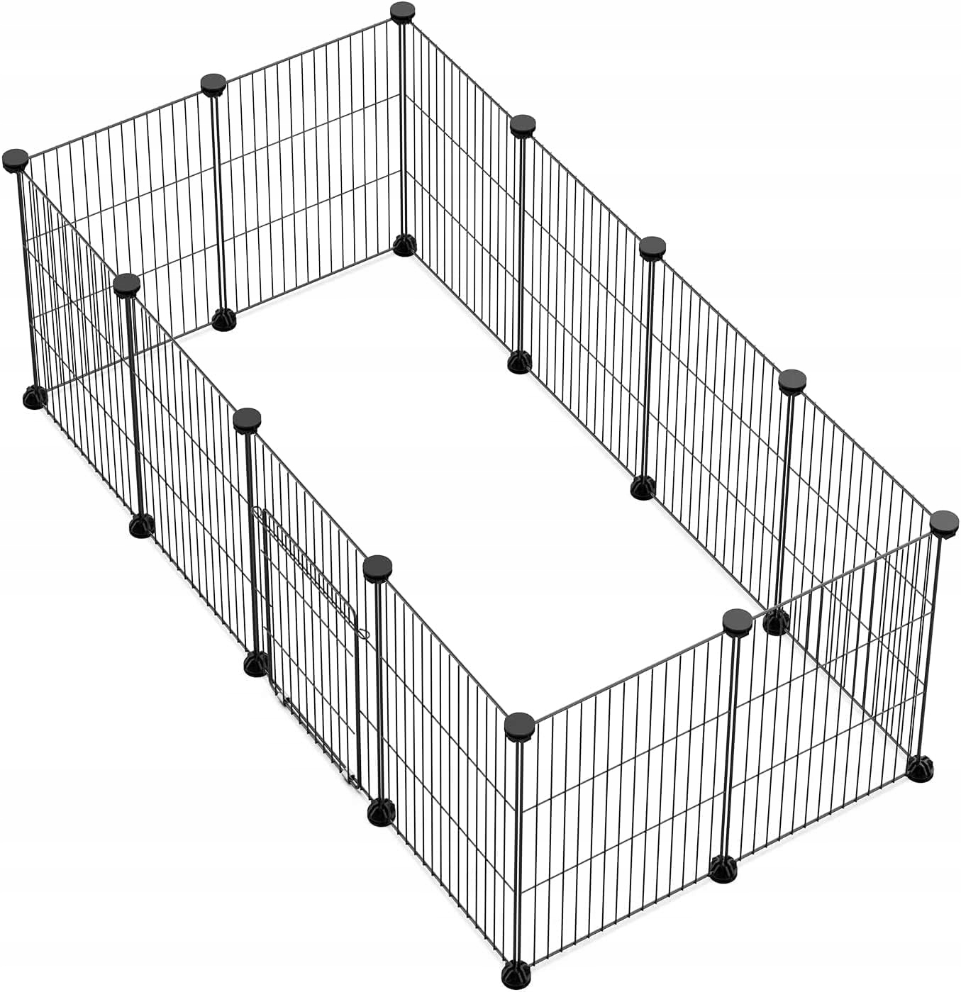 Kojec Dla Zwierząt 12 Paneli 38W Drutowy Regulowany Diy