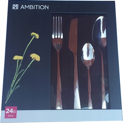 

Ambition 24 Sztućce Siena Zestaw Komplet Na 6 Osób