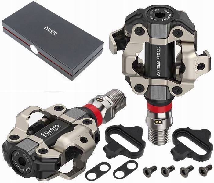 Cyklistické pedály Favero Assioma Pro MX-2 Mtb s Oboustranným Měřením Výkonu Duo
