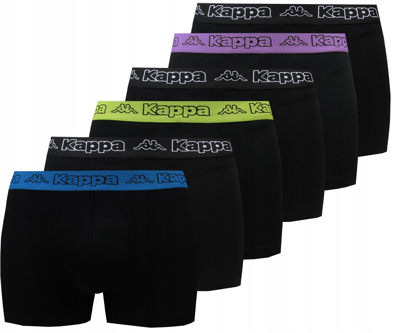 Bokserki Kappa majtki męskie bawełniane 6PAK L