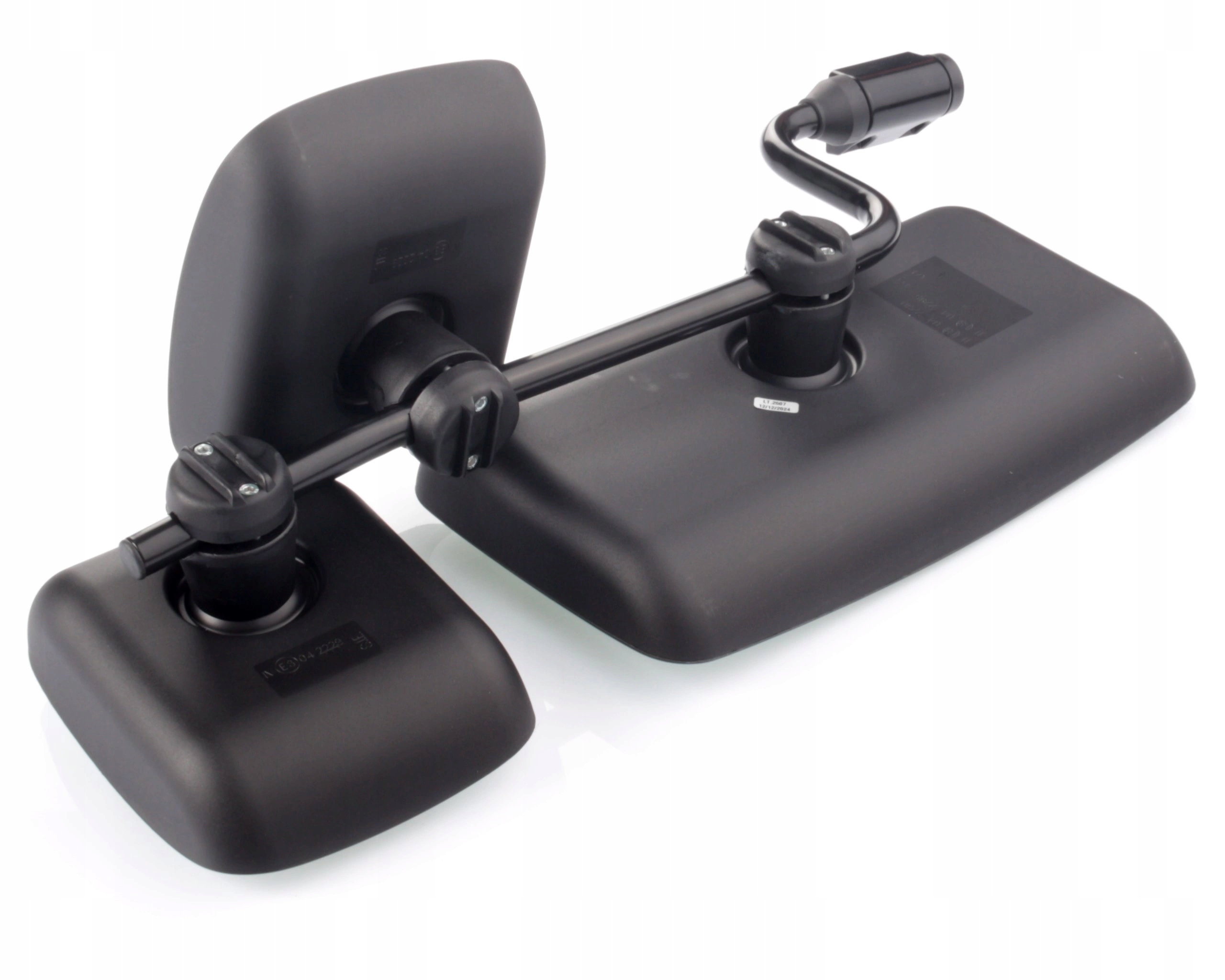 držák, rameno s pravými zrcátky pro traktor, nakladač 600 mm Manitou