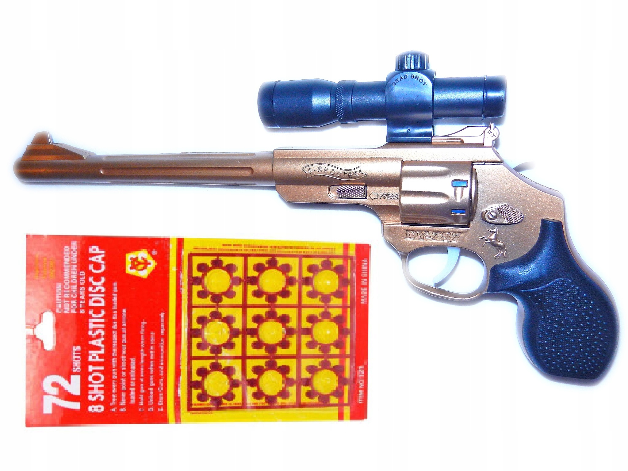 

duży Pistolet Na Kapiszony Rewolwer naboje