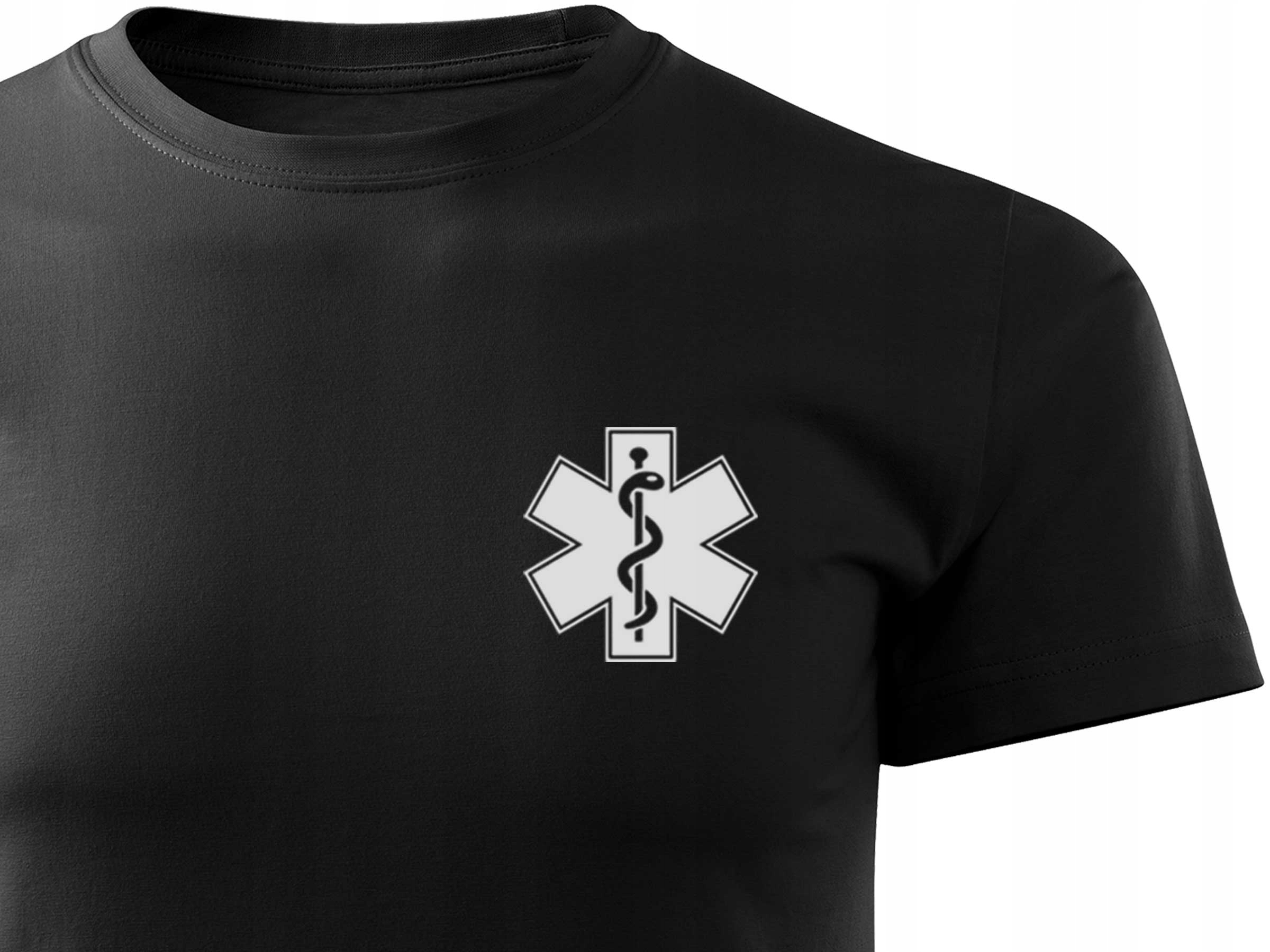 

T-shirt Medyka Nadruk Eskulap Star Of Of Life M