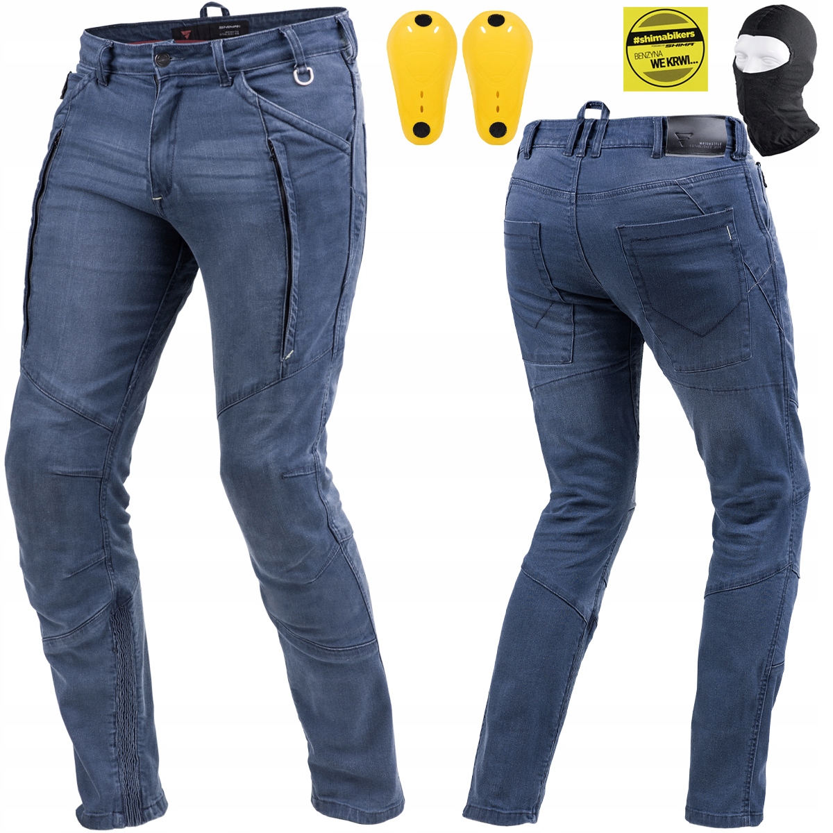 Motocyklové Kalhoty Shima Ghost Pánské Džíny Chrániče Dárek
