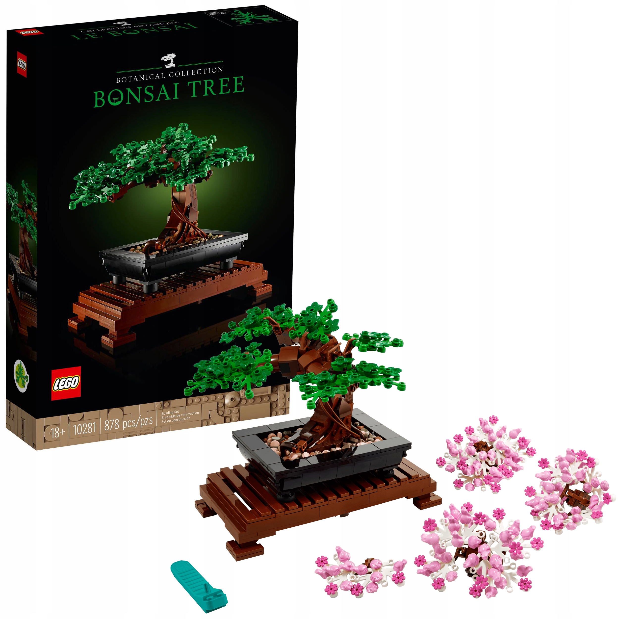 Lego Icons Botanicals 10281 Stromek Bonsai, 878 Kostek