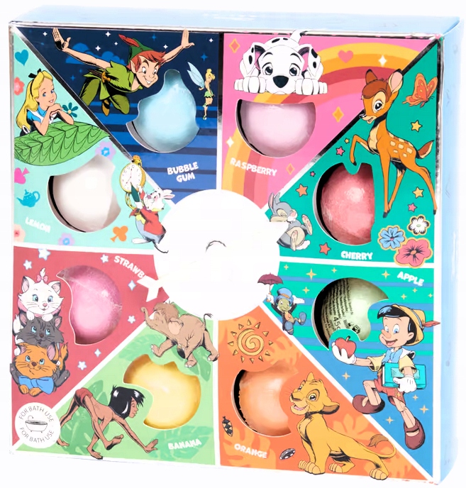 KULE KĄPIELOWE BOMBY DO KĄPIELI DLA DZIECI O ZAPACHU OWOCOWYM 8 x 45 gram !