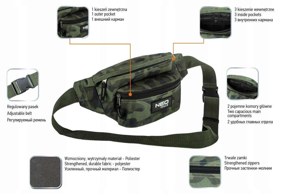 NEO 84-324 NERKA MORO SASZETKA BIODRÓWKA TORBA Waga produktu z opakowaniem jednostkowym 0.2 kg