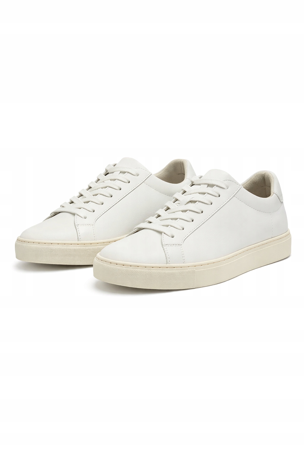 Allsaints Bílá Kožená Sportovní Pánská Podrážka Ecru 42 I3C