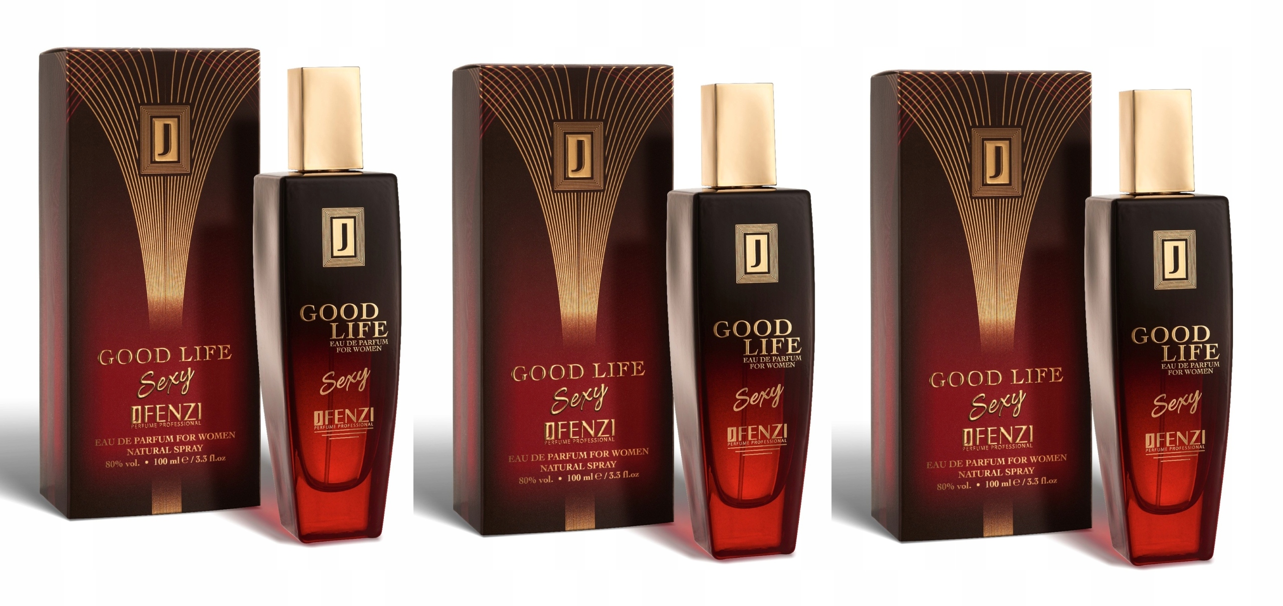 JFenzi Good Life Sexy 3x100 ml parfémovaná voda