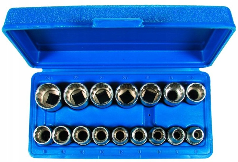 

Nasadki krótkie 1/2 8-24mm 12KT 16szt. Condor