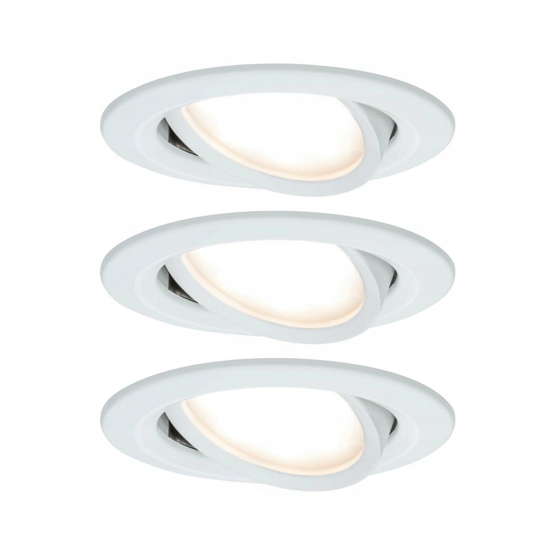 Paulmann Nova Led vstavané svietidlo 3x6,5W kruhové biele matné nastaviteľné
