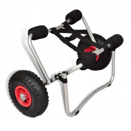 Wózek do transportu kajaka składany 80kg Kormoran