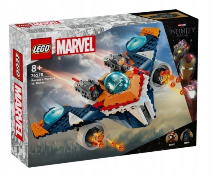 Lego 76278 Heroes Válečný Bird Rocketa A Ronan