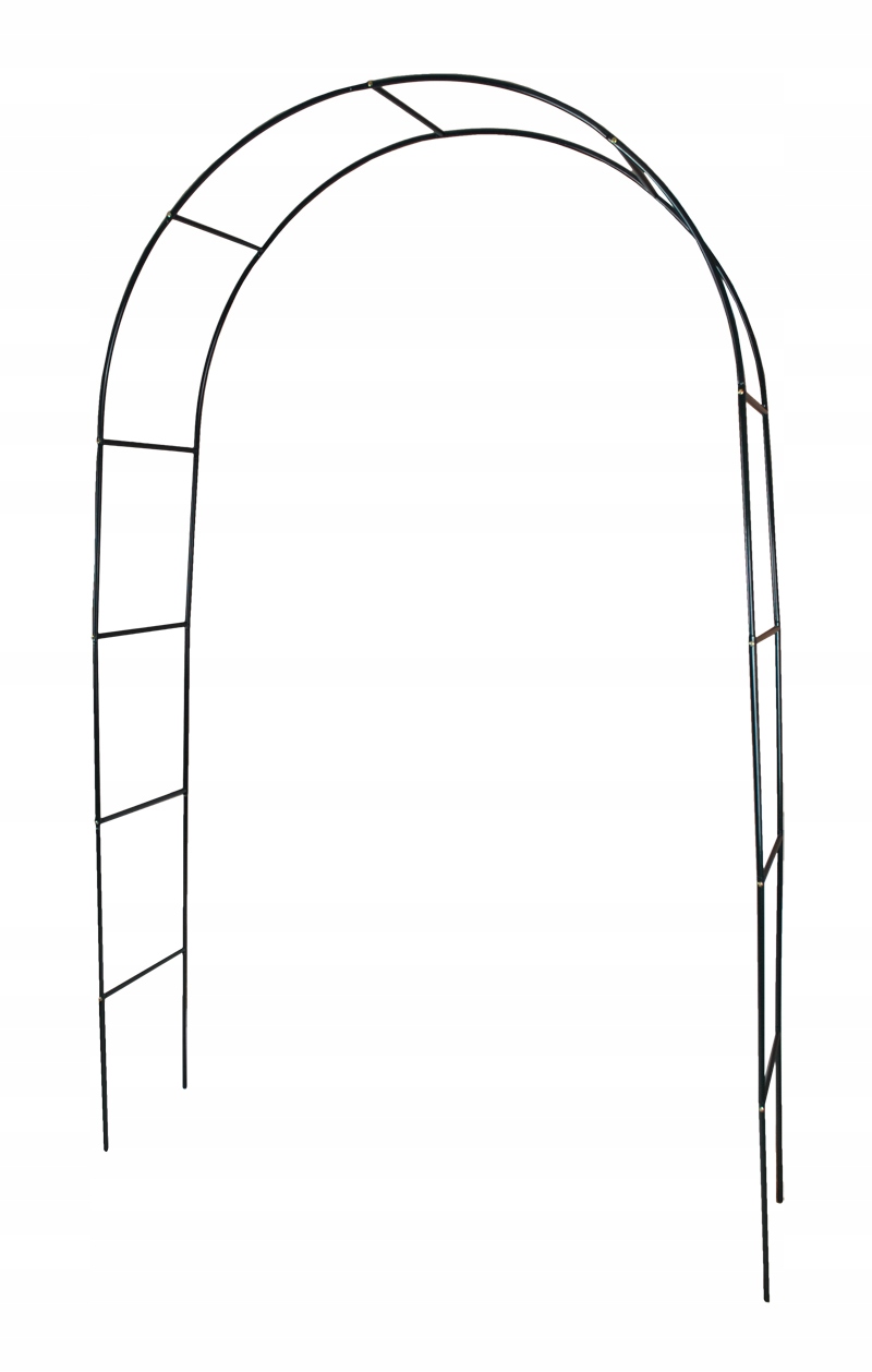 Pergola Ogrodowa na Kwiaty Róże Łuk Metalowa 240cm do Pnącza Róż Podpora Stan opakowania oryginalne