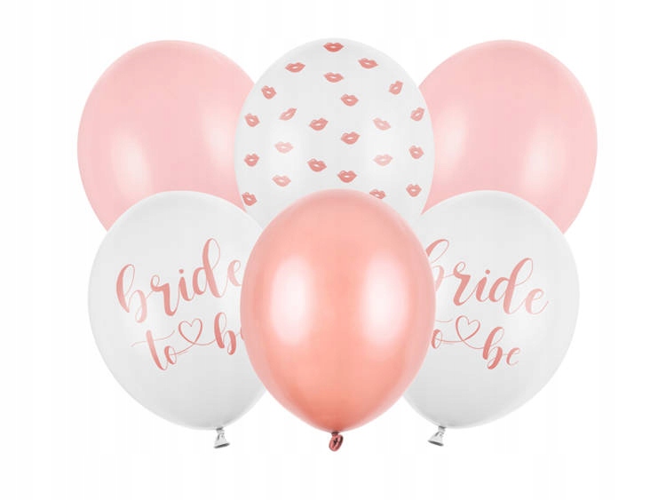 

Balony Na Wieczór Panieński Bride To Be różowe x6