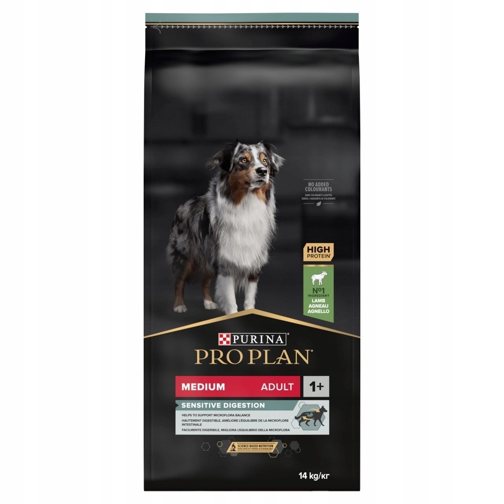 Levně Purina Pro Plan Adult Medium Sensitive Digestion Jehněčí 14kg Purina Pro Plan